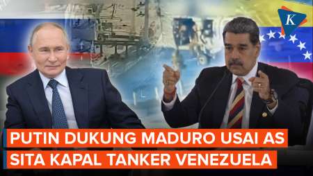 Putin Terang-terangan Dukung Maduro Usai AS Sita Kapal Tanker Venezuela