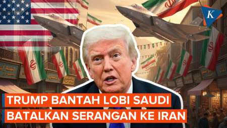 Trump Bantah Batal Serang Iran Karena Campur Tangan Arab Saudi