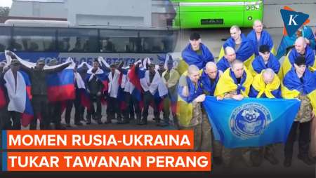 Momen Rusia dan Ukraina Lakukan Pertukaran Tawanan Perang