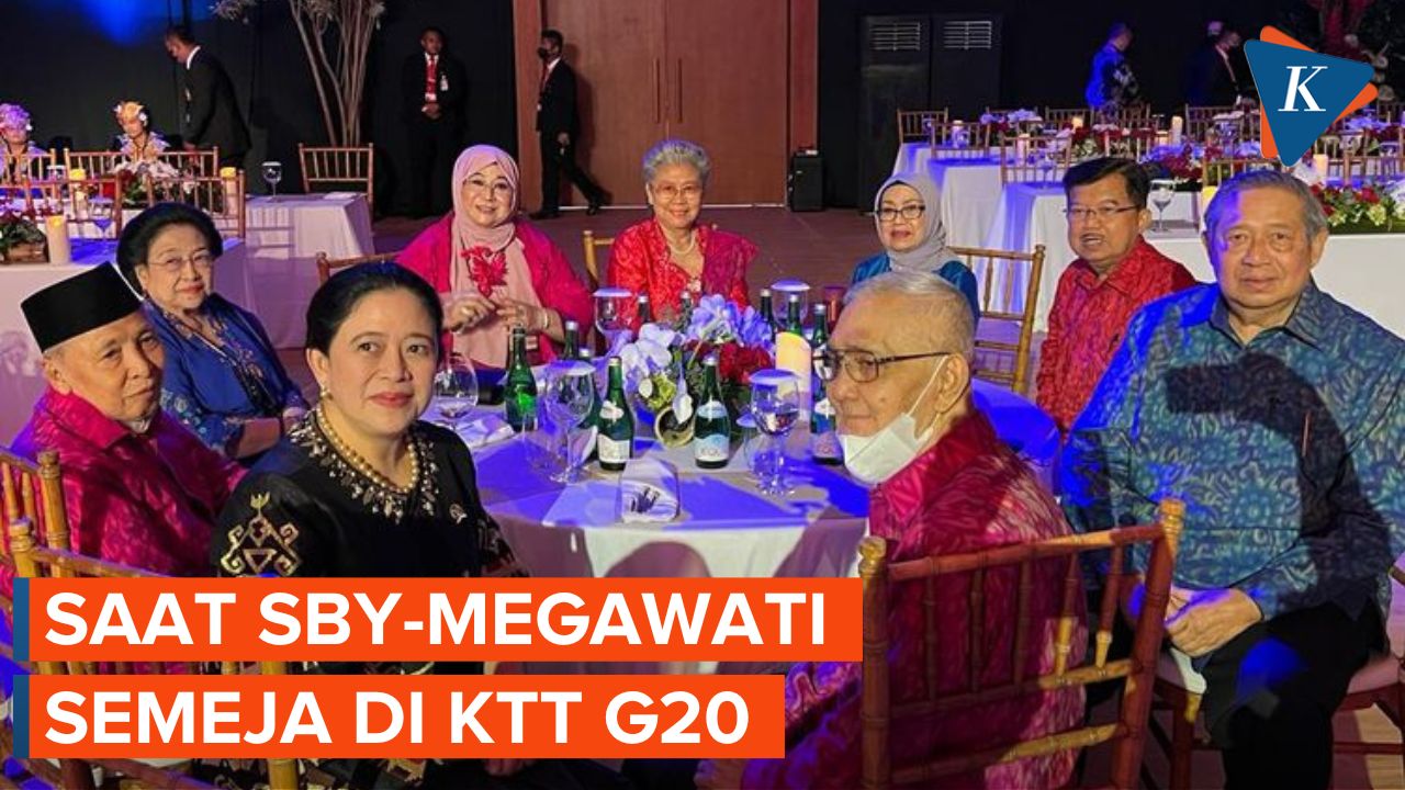 Isi Percakapan SBY dan Megawati Saat Makan Malam KTT G20