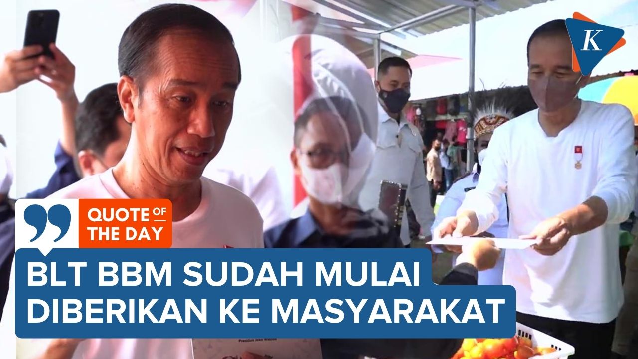 Jokowi Sebut BLT BBM Sudah Mulai Diberikan untuk 4 Bulan ke Depan