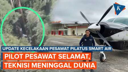 Update Pesawat Pilatus Jatuh: Pilot Selamat, Mekanik Meninggal