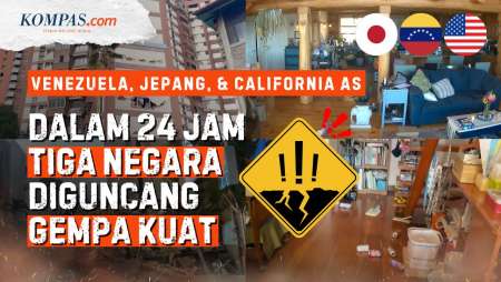 3 Gempa Kuat Dalam 24 Jam: M 5,6 Di California, M 6,9 Di Jepang, Dan M 7,5 Di Venezuela