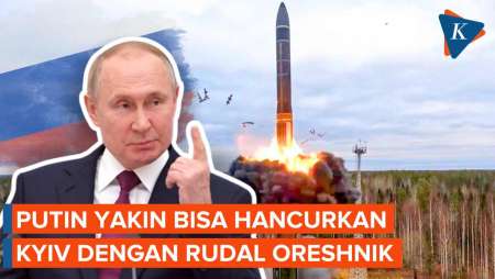 Dengan Rudal Oreshnik, Putin Yakin Bisa Hancurkan Pusat Pemerintahan Ukraina