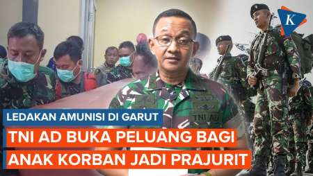 TNI AD Buka Peluang Anak Korban Ledakan Amunisi di Garut Jadi Prajurit