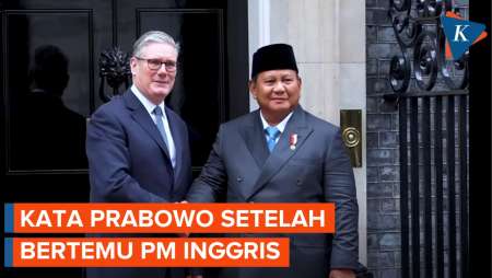 Pernyataan Prabowo Setelah Bertemu PM Inggris Keir Starmer