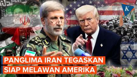 Balas Ancaman Trump, Panglima Militer Iran Tegaskan Siap Lawan AS
