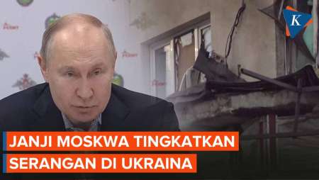 Putin Murka, Bersumpah Akan Tingkatkan Serangan ke Ukraina