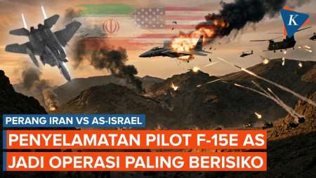 Risiko Besar Di Balik Misi Penyelamatan Pilot F-15E Yang Jatuh Di Iran