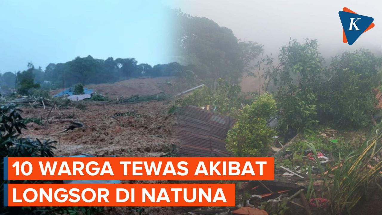 10 Orang Tewas dan 50 Orang Hilang Akibat Longsor di Natuna