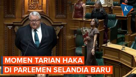 Momen Tarian Haka Menggema di Parlemen Selandia Baru
