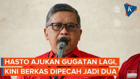 Belum Menyerah, Hasto Gugat KPK Lagi di Pengadilan