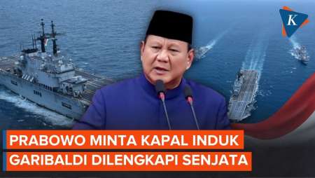 Prabowo Perintahkan PT PAL Lengkapi Giuseppe Garibaldi Dengan Senjata