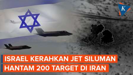 Israel Kerahkan Jet Siluman F-35I Adir, Klaim Hantam 200 Target Iran Dalam 24 Jam