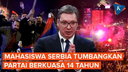 Mahasiswa Serbia Menang Pemilu, Akhiri 14 Tahun Kekuasaan Partai Penguasa