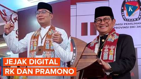 Saat Jejak Digital Ridwan Kamil dan Pramono Anung Jadi Bumerang