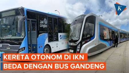 Jangan Keliru, Kereta Tanpa Rel Otonom di IKN Beda dengan Transjakarta Gandeng