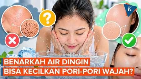 Rendam Wajah Di Air Es Bisa Bikin Pori-pori Mengecil, Ini Faktanya!