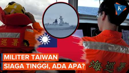 Taipei Siaga Tinggi!  Kapal Perang China Berada di Perairan Taiwan