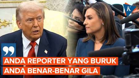Detik-detik Trump Damprat Jurnalis Yang Tanya Soal Epstein Di Hadapan Putra Mahkota Saudi