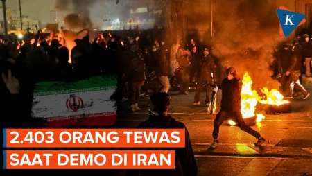 Demo Iran Disebut Tewaskan 2.403 Jiwa, Satu Kamar Mayat Penuh Di Teheran