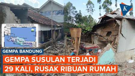 Gempa Bandung Akibat Aktivitas Sesar Garsela Terus Picu Gempa Susulan dan Menambah Kerusakan