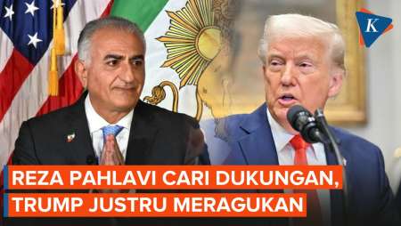 Reza Pahlavi Cari Dukungan Untuk Pimpin Iran, Trump Justru Meragukan