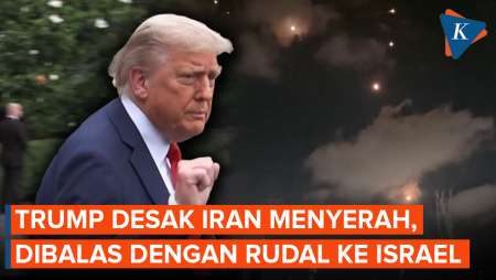 Trump Desak Iran Menyerah, Teheran Balas dengan Rudal Hipersonik ke Israel