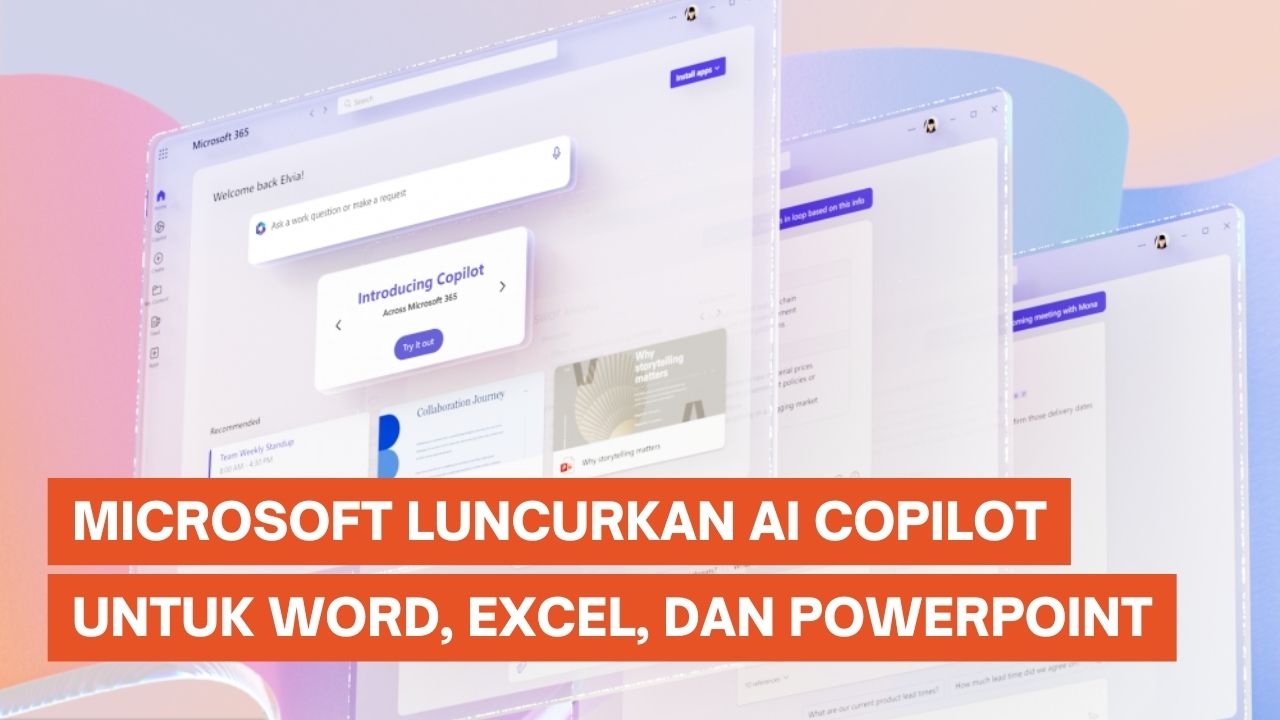 Microsoft Luncurkan AI Copilot untuk Word, Excel, dan PowerPoint