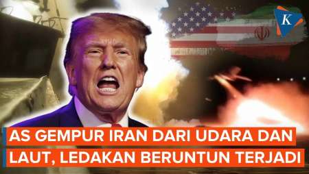 Militer AS Klaim Gempur "Seluruh" Iran Dalam Gelombang Serangan Baru