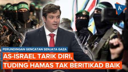 AS-Israel Mundur dari Negosiasi Gencatan Senjata Gaza, Tuding Hamas Tak Beritikad Baik