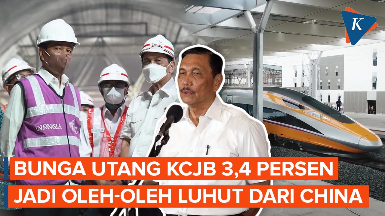 Oleh-oleh Luhut dari China: Bawa Bunga Utang Proyek Kereta Cepat 3,4 Persen