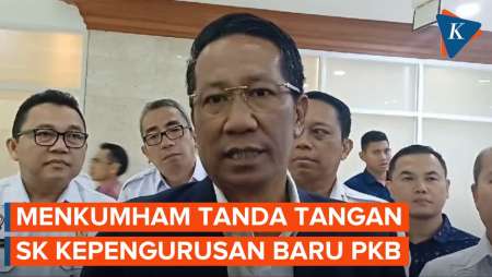 Menkumham Tanda Tangan SK Kepengurusan Baru PKB