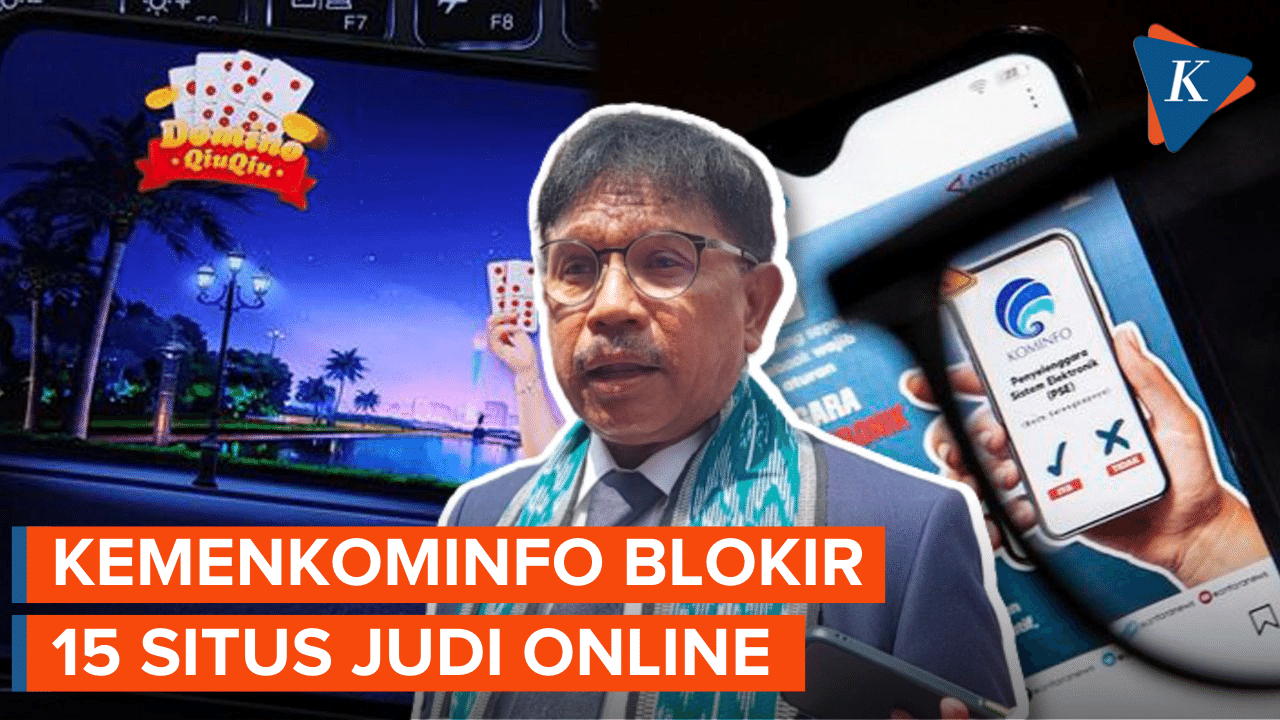 Kominfo Resmi Blokir 15 Situs Judi Online, Ini Daftarnya