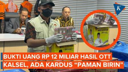 Penampakan Bukti Rp 12 Miliar Hasil OTT KPK, Ada Uang di Dus 