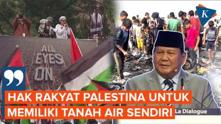 Prabowo Sebut Palestina Berhak Punya Tanah Air Sendiri