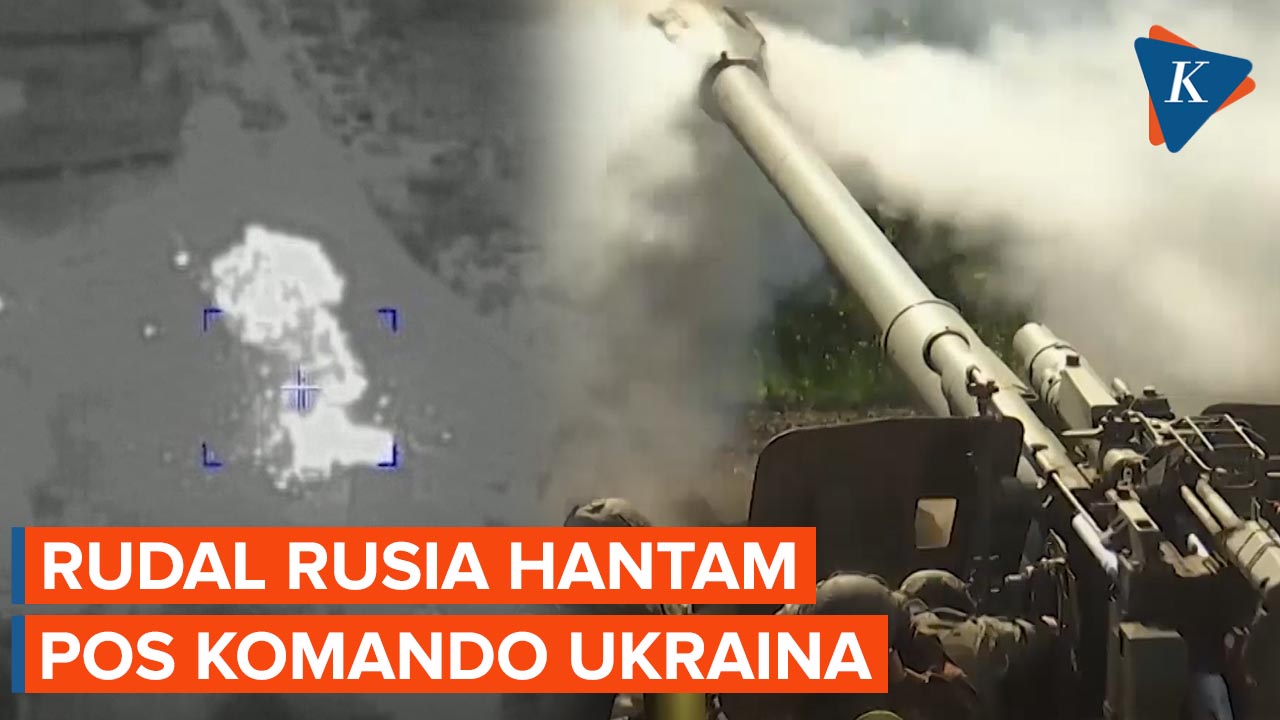 Rudal Rusia Hantam Tiga Pos Komando Ukraina