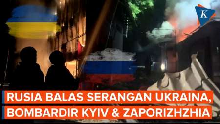 Rusia "Ngamuk" Di Kyiv Dan Zaporizhzhia, Balas Serangan Ribuan Drone Ukraina