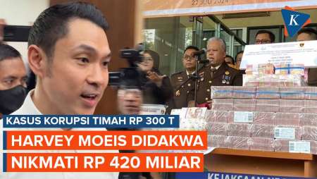 Harvey Moeis Kecipratan Rp 420 M dari Korupsi Timah, Didakwa Rugikan Negara Rp 300 T