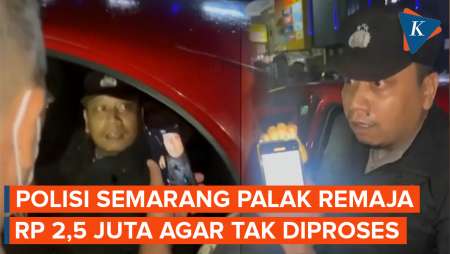 Polisi Peras Remaja Rp 2,5 Juta di Semarang, Modus agar Tidak Diproses Hukum