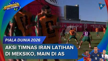 Momen Timnas Iran Latihan Jelang Lawan Selandia Baru di Piala Dunia 2026