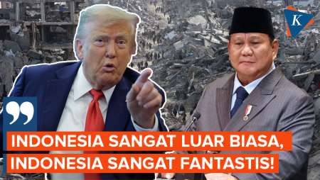 Trump Puji Indonesia Bantu Kesepakatan Damai di Gaza