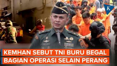 TNI Ikut Berburu Begal, Kemhan: Bagian Operasi Militer Selain Perang