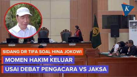 Hakim Tinggalkan Ruangan Usai Pengacara Dokter Tifa Dan Jaksa Berdebat