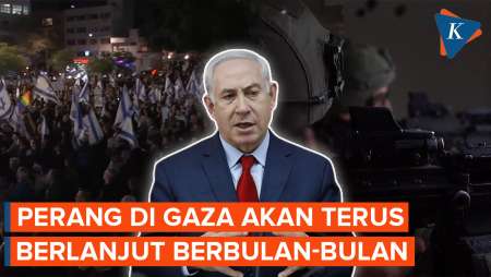 Bersumpah Pulangkan Semua Sandera, Netanyahu Sebut Perang Gaza Terus Berlanjut