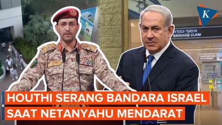 Netanyahu Tiba di Israel, Houthi Luncurkan Rudal Balistik ke Bandara Ben Gurion