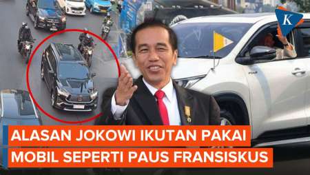 Kata Istana soal Jokowi Mendadak Pakai Innova Zenix seperti Paus Fransiskus