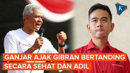 Ganjar Ajak Gibran Bertanding Adil, Sehat dan Menyenangkan