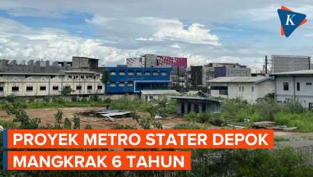 Penampakan Proyek Metro Stater Depok yang Mangkrak 6 Tahun