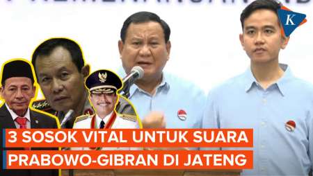 3 Figur Andalan Prabowo-Gibran untuk Curi Suara PDI-P di Jawa Tengah